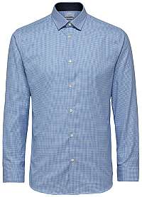 SELECTED HOMME Pánska košeľa SlimNew-Mark Shirt Ls B Noos Skyway XXL