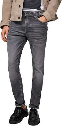 SELECTED HOMME Pánske džínsy SLHSLIM-LEON 16072865 Grey Denim