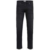 SELECTED HOMME Pánske džínsy Slim-Leon 6138 Wash Black St W Noos Black