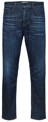 SELECTED HOMME Pánske džínsy Tapered-Toby 6145 D.Blu St Jns W Dark Blue Denim