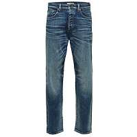 SELECTED HOMME Pánske džínsy Tapered-Toby 6146 M.Blu St Jns W Noos Medium Blue Denim