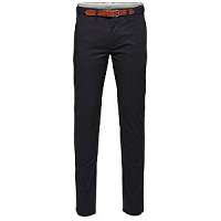 SELECTED HOMME Pánske nohavice Slim-Yard Black Pant W Noos Black