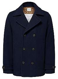 SELECTED HOMME Pánsky kabát SLHMATT peacoat W Dark Sapphire M