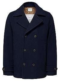 SELECTED HOMME Pánsky kabát SLHMATT peacoat W Dark Sapphire XL