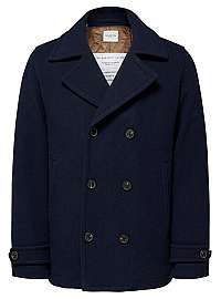 SELECTED HOMME Pánsky kabát SLHMATT peacoat W Dark Sapphire XL