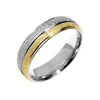 Silvego Snubný oceľový prsteň Flers RRC0365 67 mm