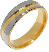 Silvego Snubný oceľový prsteň pre mužov a ženy Mariage RRC2050-M 58 mm