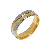 Silvego Snubný oceľový prsteň pre mužov a ženy Mariage RRC2050-M 60 mm