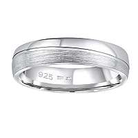 Silvego Snubný strieborný prsteň Glamis pre mužov aj ženy QRD8453M 66 mm