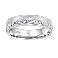 Silvego Snubný strieborný prsteň Paradise pre ženy QRGN23W 58 mm