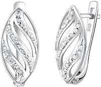 Silvego Strieborné náušnice so zirkónmi Veria FNJE0053