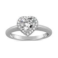 Silvego Strieborný prsteň s micro Zirconia JJJR0103 58 mm