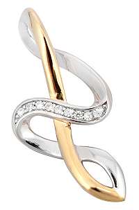 Silver Cat Bicolor strieborný prívesok so zirkónmi SC243