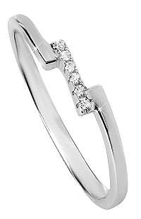 Silver Cat Jemný strieborný prsteň so zirkónmi SC327 56 mm