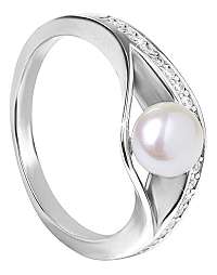 Silver Cat Strieborný prsteň s perlou SC296 mm
