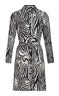 Smashed Lemon Dámske šaty 20006 Zebra XL