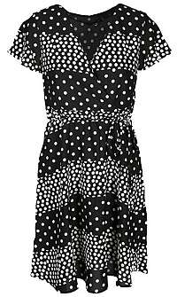 Smashed Lemon Dámske šaty 20037 Black - White XL
