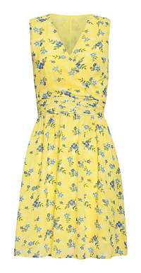 Smashed Lemon Dámske šaty 20069 Yellow / L. Blue XL