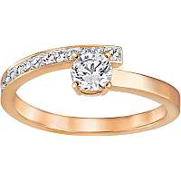 Swarovski Pozlátený trblietavý prsteň Fresh51687 mm