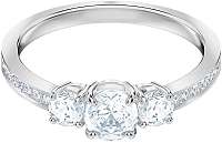Swarovski Trblietavý prsteň ATTRACT TRILOGY48872 58 mm