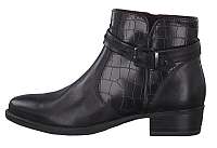 Tamaris Dámske členkové topánky 1-1-25364-23-081 Black / Croco
