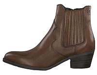 Tamaris Dámske členkové topánky 1-1-25705-33-348 Cognac Leather