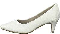 Tamaris Dámske lodičky 1-1-22415-24-474 Ivory Macramee