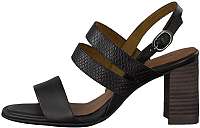Tamaris Dámske sandále 1-1-28317-24-021 Blk Lea / Snake