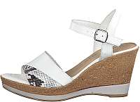 Tamaris Dámske sandále 1-1-28382-32 128 White/Snake