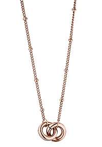 Tamaris Ružovo pozlátený náhrdelník Emily sa zirkónmi TJ223