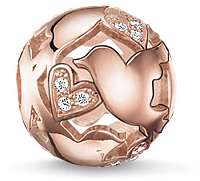 Thomas Sabo Bronzový zamilovaný korálku K0132-416-14