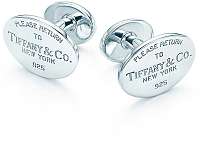 Tiffany & Co. Strieborné manžetové gombíky 14266089 + originálne balenie