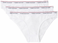 Tommy Hilfiger 3 PACK - dámske nohavičky Bikini UW0UW00043 -100 White / White / White M