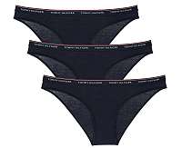 Tommy Hilfiger 3 PACK - dámske nohavičky Bikini UW0UW00043 -416 Navy Blaze r / Navy Blaze r / Navy Blaze r M