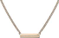 Tommy Hilfiger Bronzový náhrdelník s kryštálmi TH2700920
