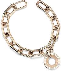 Tommy Hilfiger Bronzový oceľový náramok s príveskom TH2700705