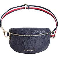 Tommy Hilfiger Dámska ľadvinka Iconic Tommy Bumbag T. Navy Embossed Mono gram