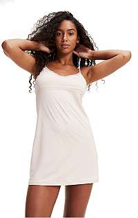Tommy Hilfiger Dámska nočná košieľka Strap py Dress UW0UW01944 -612 Pale Blush L