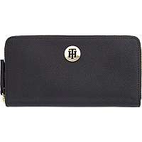 Tommy Hilfiger Dámska peňaženka Class ic Saffiano Lrg Za Wall et Black