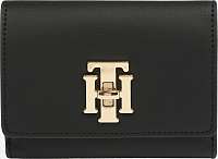 Tommy Hilfiger Dámska peňaženka Th Lock Med Flap Wall et Black