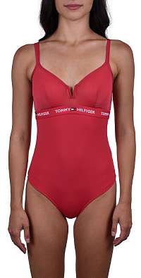 Tommy Hilfiger Dámske body Body UW0UW01898-XAN Cardinal M