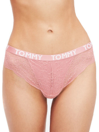 Tommy Hilfiger Dámske nohavičky Brazilian UW0UW00719-504 Dusty Rose M