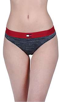 Tommy Hilfiger Dámske nohavičky Flag Tech Bikini Dark Grey Heather UW0UW01042-091 S