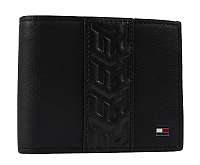 Tommy Hilfiger Pánska kožená peňaženka Leather Ns Trifold Black
