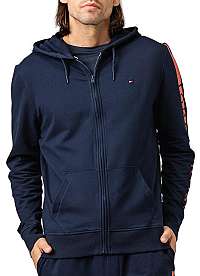 Tommy Hilfiger Pánska mikina Hood ie Ls Fz HWK UM0UM01211-416 Navy Blaze r L