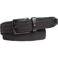 Tommy Hilfiger Pánsky opasok Denton Elastic 3.5 Black 105 cm