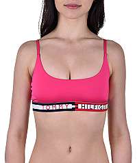 Tommy Hilfiger Plavková podprsenka Bralette Fuchsia Purple UW0UW01487-501 L