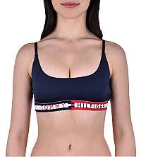 Tommy Hilfiger Plavková podprsenka Bralette Navy Blazer UW0UW01487-416 M