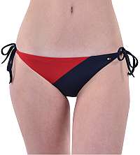 Tommy Hilfiger Plavkové nohavičky String Side Tie Bikini Navy Blazer UW0UW01728-411 L