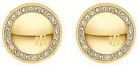 Tommy Hilfiger Pozlátené náušnice kôstky TH2780186